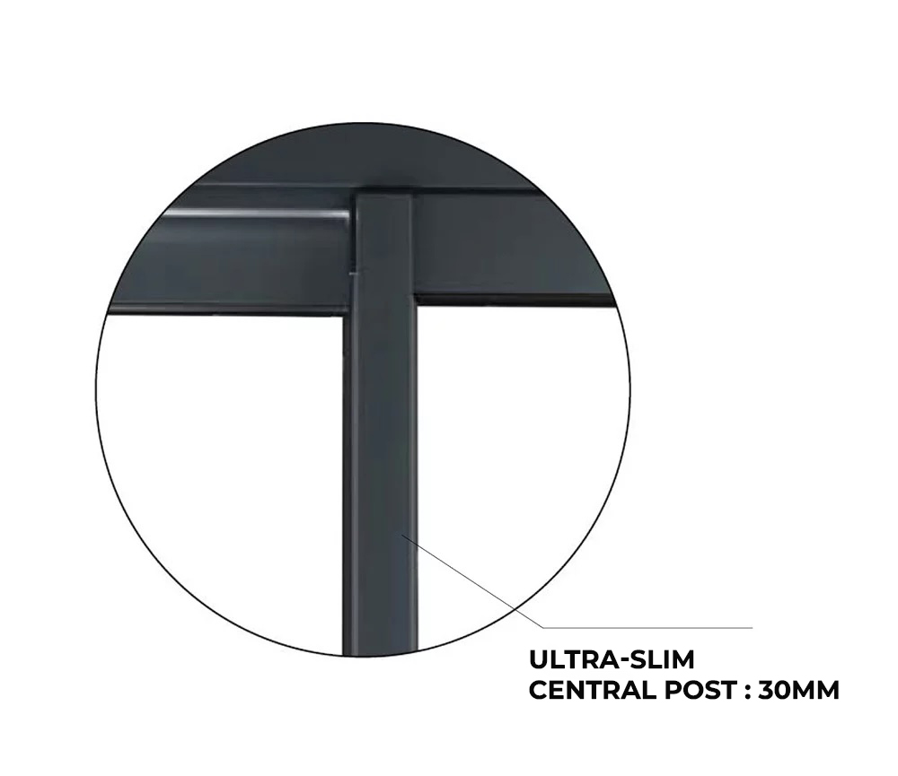 Central post : 30MM